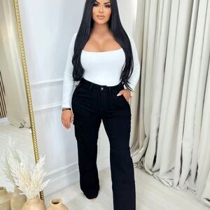 Judy Blue Black Wide Leg Pants